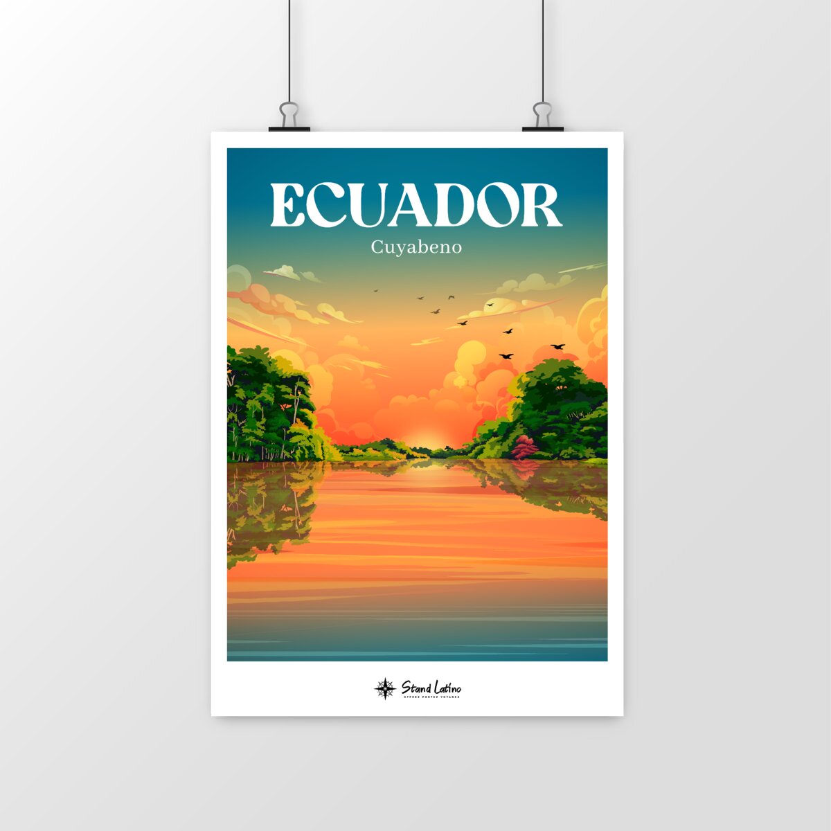 Affiche Poster Equateur Cuyabeno