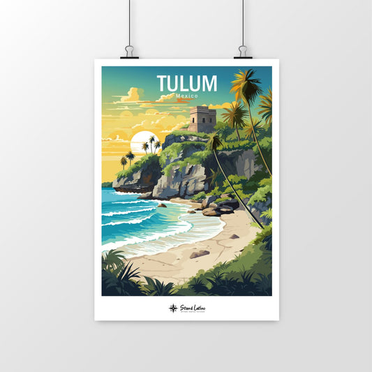 Affiche Poster Mexique Tulum