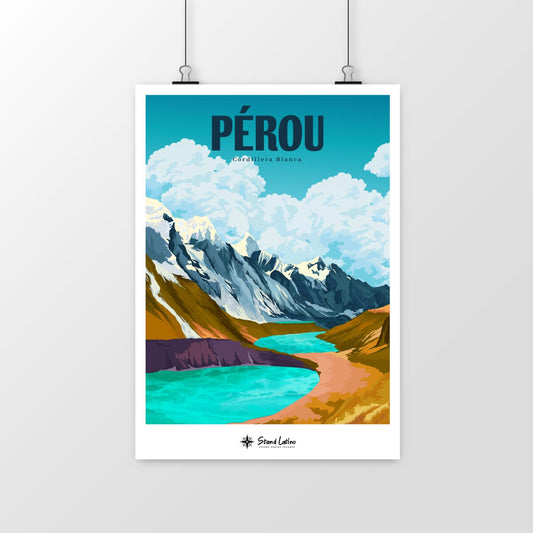 Affiche Poster Perou Cordillera Blanca